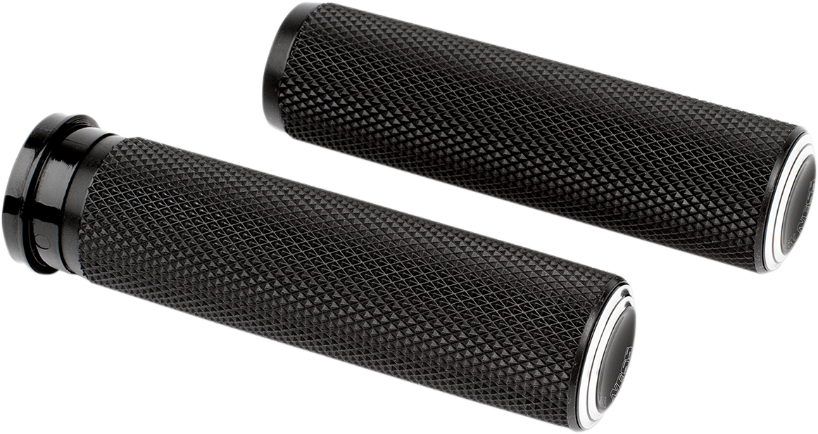 Dual Ring Grips - TBW - Black (07-310) by Arlen Ness