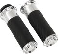 Beveled Grips - TBW - Chrome (07-328) by Arlen Ness