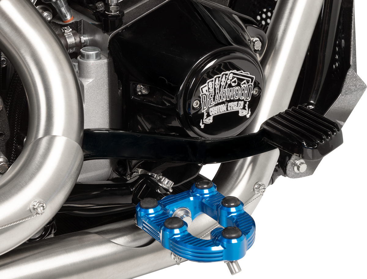 MX Foot Pegs - Driver - Blue (07-903) by Arlen Ness