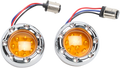 LED Light Kit for Factory Turn Signal Housing - Amber/White - Chrome (12-757) by Arlen Ness