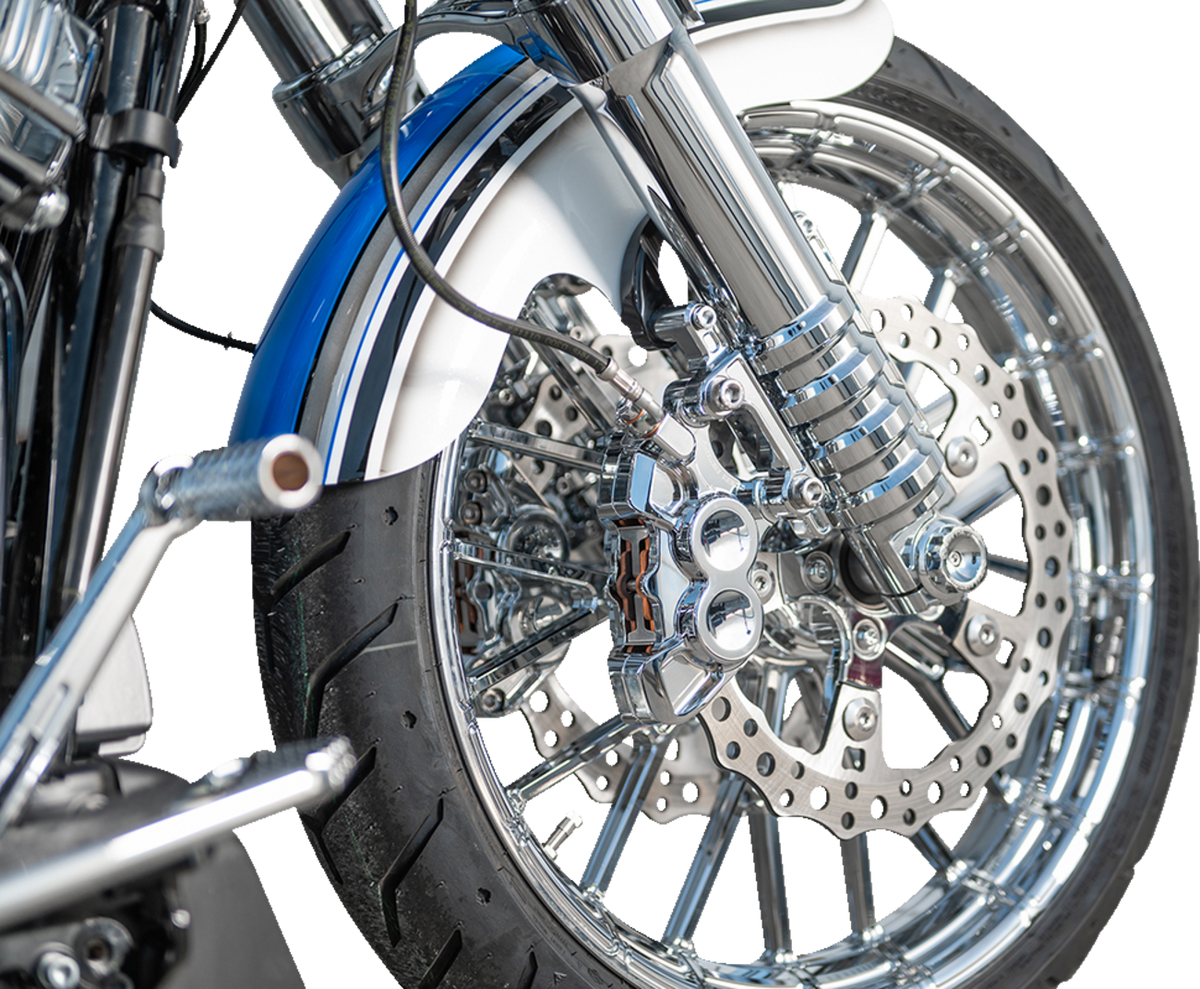 Fork Legs - 49 mm - Chrome - For Factory Brake Caliper (120-011) by Arlen Ness