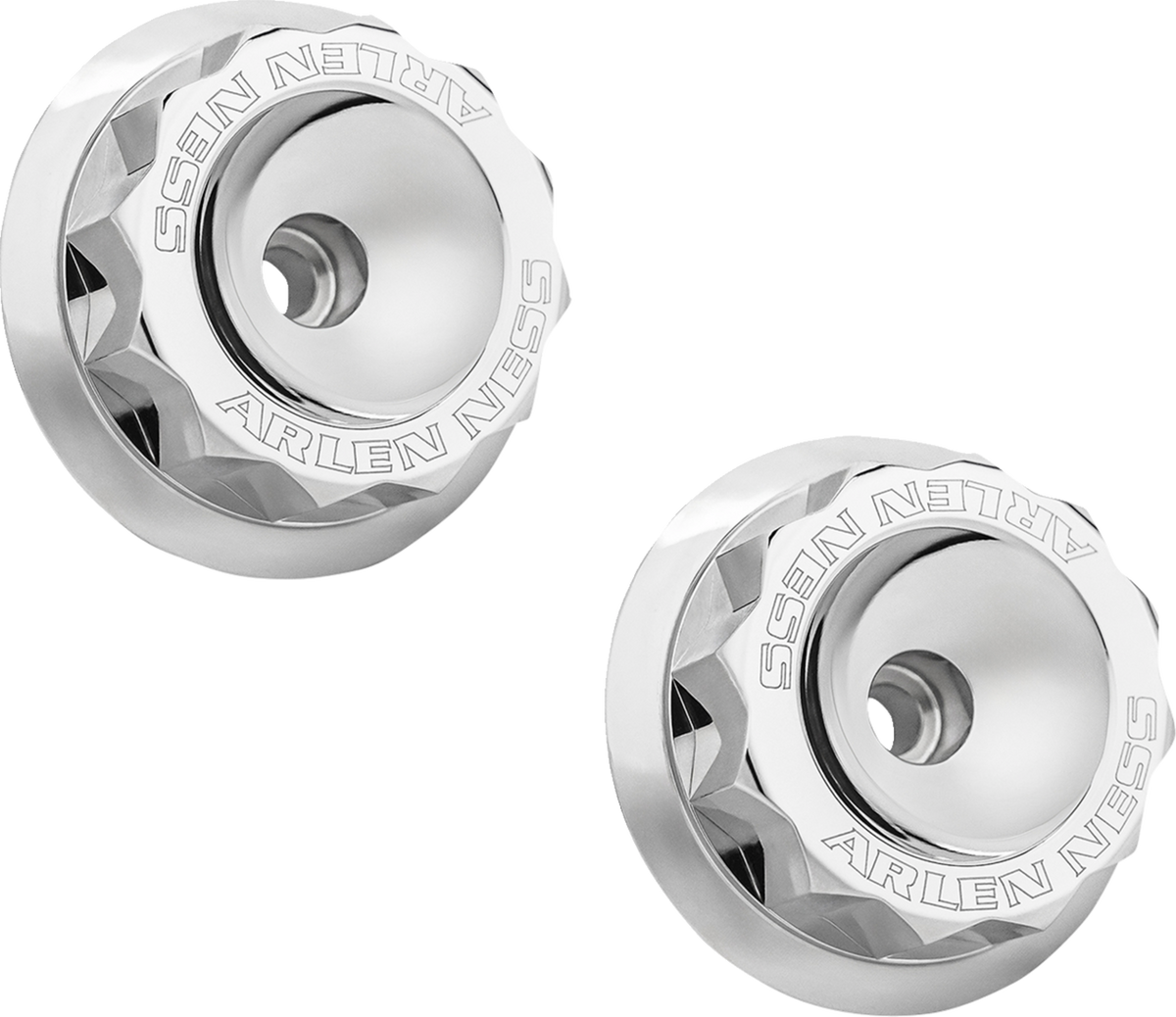 Fork Nut Cover - Chrome (120-041) by Arlen Ness