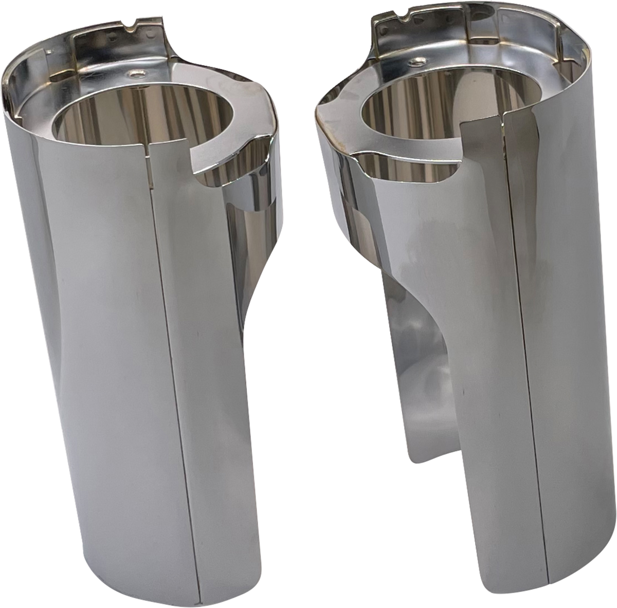 Fork Boot Cover - Chrome - Smooth (125-001) by Arlen Ness