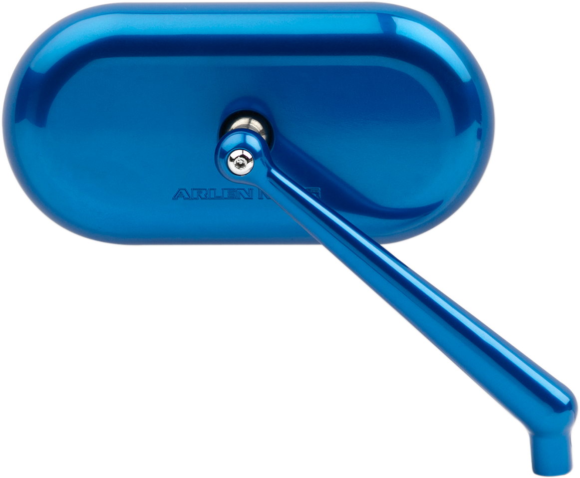 Mirror - Side View - Oval - Blue - Right (13-177) by Arlen Ness
