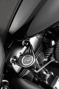 Oil Pressure Gauge Kit - Deep Cut - Black - HD '99-'17 (15-668) by Arlen Ness