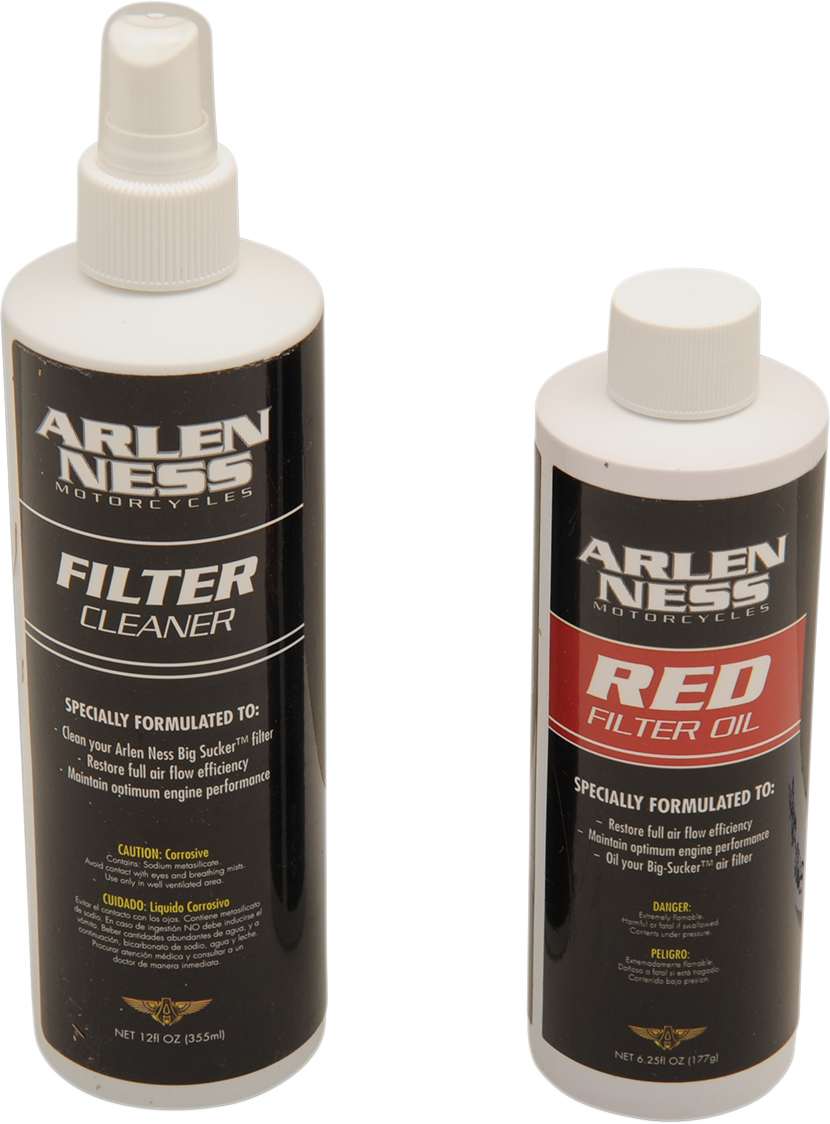 Filter Recharge Kit - Red (18-076) by Arlen Ness
