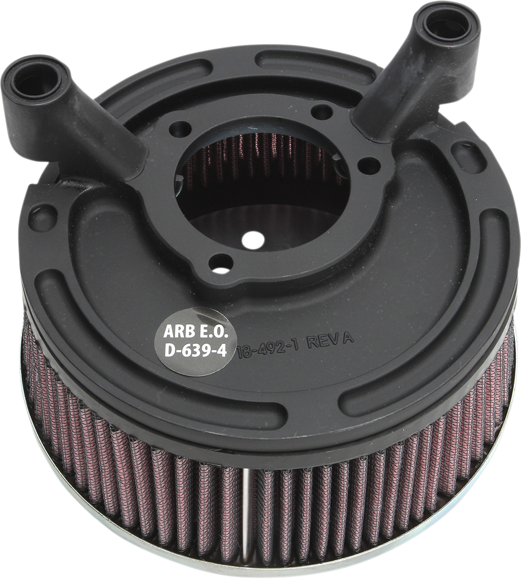 Big Sucker Air Cleaner Kit - Black - Stage I (18-447) by Arlen Ness