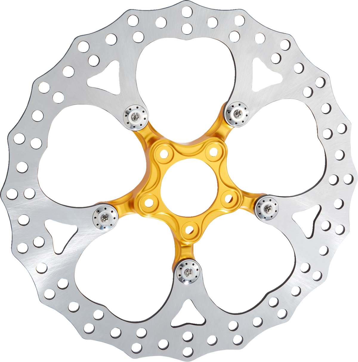 Spider Rotor - 14" - Gold (300-066) by Arlen Ness