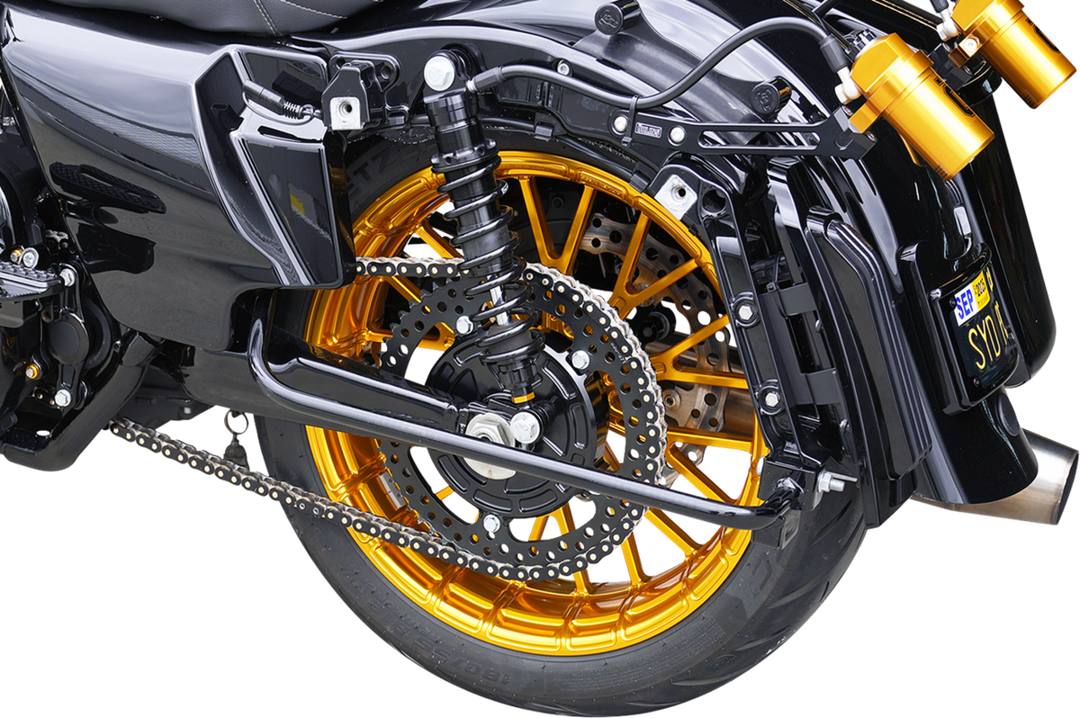 Chain Drive Kit - 27/57 Tooth - Black - FLT/FLH (300-203) by Arlen Ness