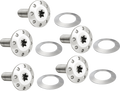 Bolt Kit - Holeshot/Front/Floating/Brake Rotor - Spoke Mount - Polished - 5 Pack (300-905) by Arlen Ness