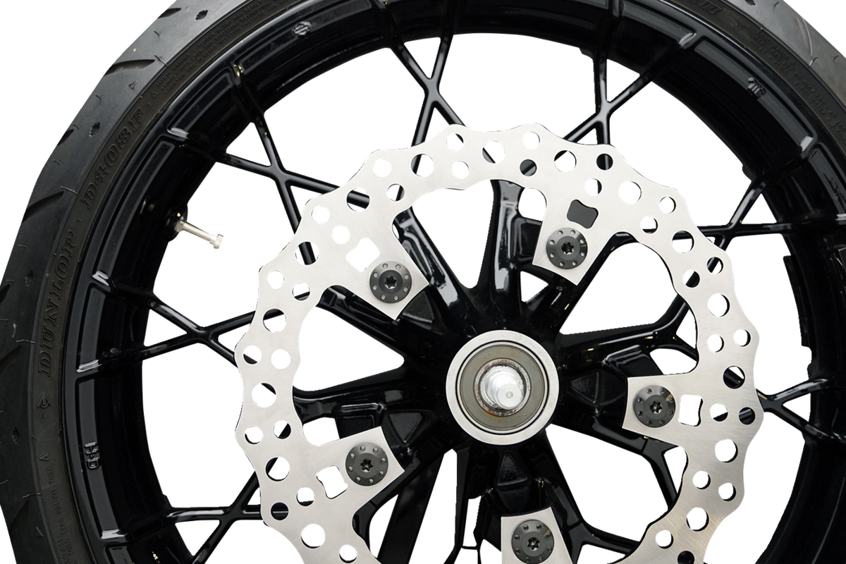Bolt Kit - Holeshot/Front/Floating/Brake Rotor - Spoke Mount - Black - 5 Pack (300-907) by Arlen Ness