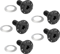 Bolt Kit - Holeshot/Front/Floating/Brake Rotor - Spoke Mount - Black - 5 Pack (300-921) by Arlen Ness