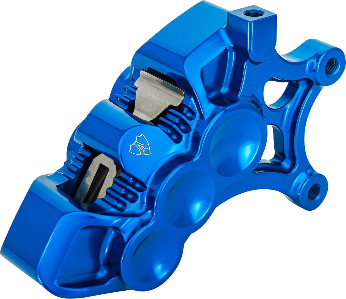 Monoblock Axial Brake Caliper - 14" - Right - Blue (320-111) by Arlen Ness