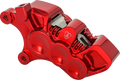 Monoblock Axial Brake Caliper - 14" - Left - Red (320-116) by Arlen Ness