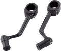 Forged Highway Peg Mounts - Black (400-043) by Arlen Ness