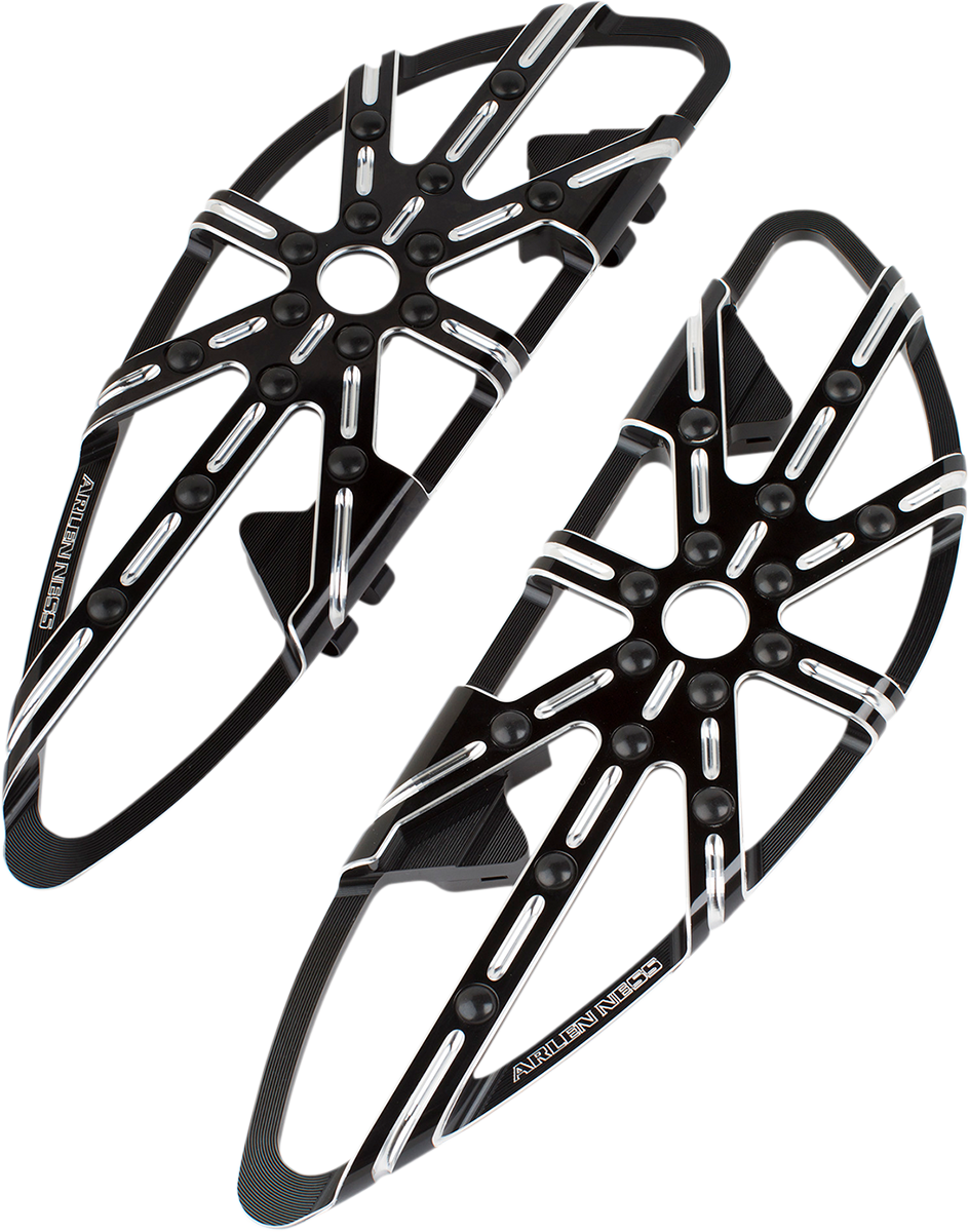 10 Gauge Floorboards - Driver - Black (410-005) by Arlen Ness