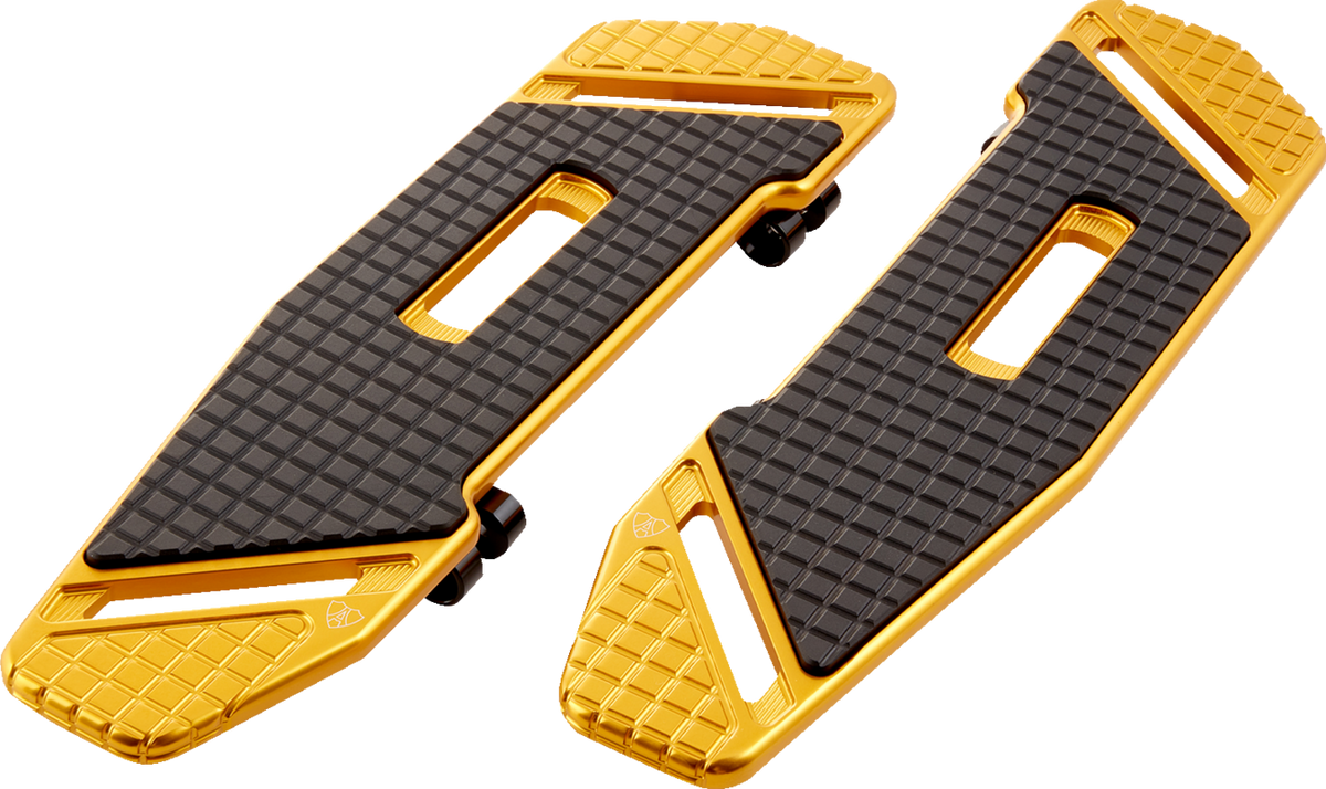 SpeedLiner Floorboards - Driver - Gold (410-035) by Arlen Ness