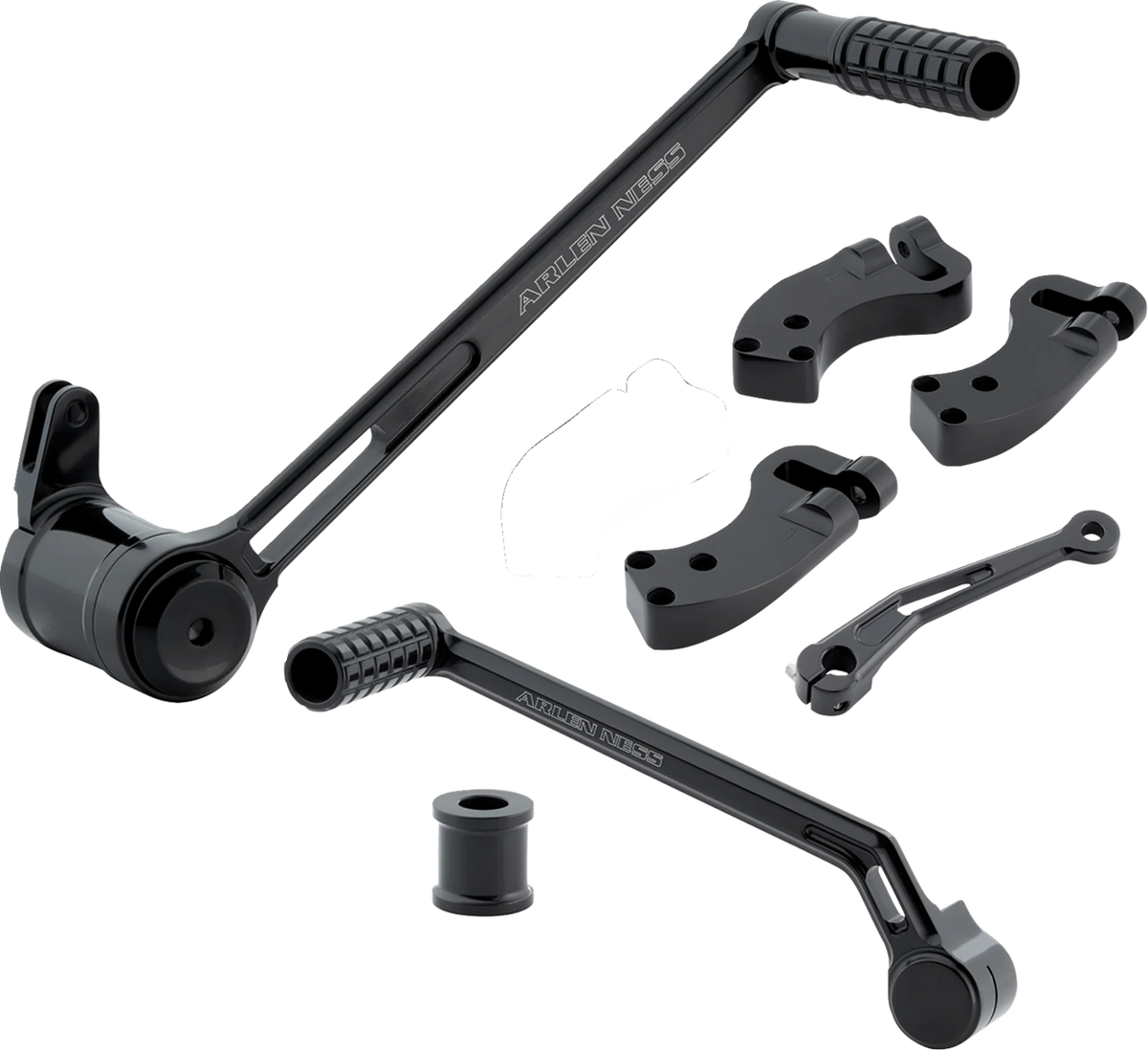 Extended Foot Control Kit - 3"- Black (410-036) by Arlen Ness