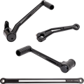 SpeedLiner Foot Control Kit w/ Toe Shifter - Solo - Black (420-103) by Arlen Ness