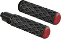 Diamond Grips - TBW - Red (500-061) by Arlen Ness