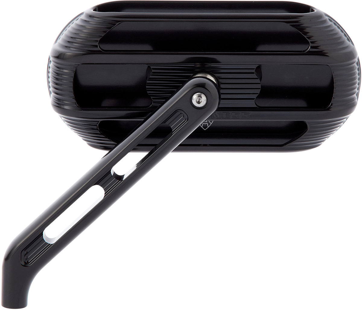 Mirror - Sidekick - Side View - Oval - Black - Right (510-002) by Arlen Ness