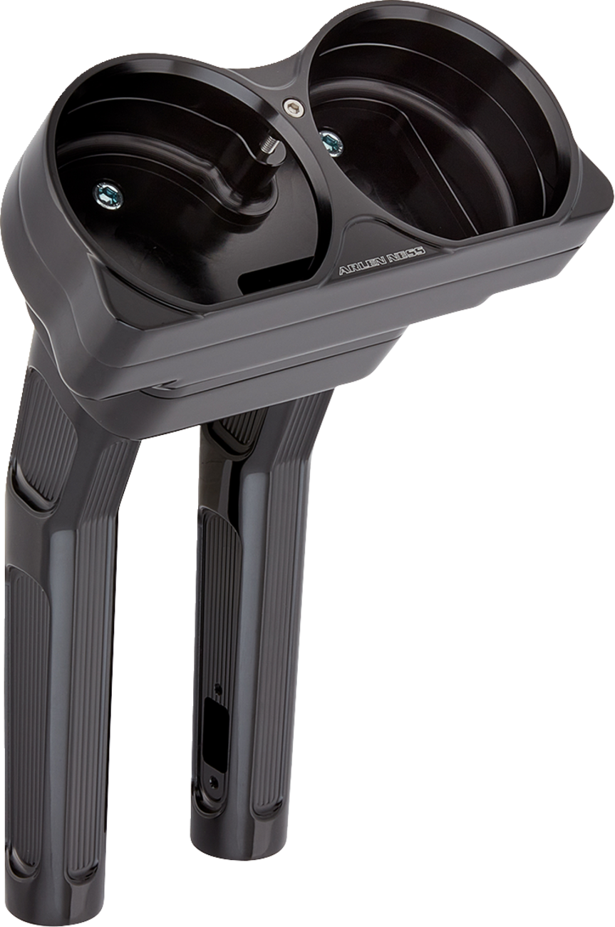 Method Kickback Handlebar Riser - 10" - Black (520-032) by Arlen Ness