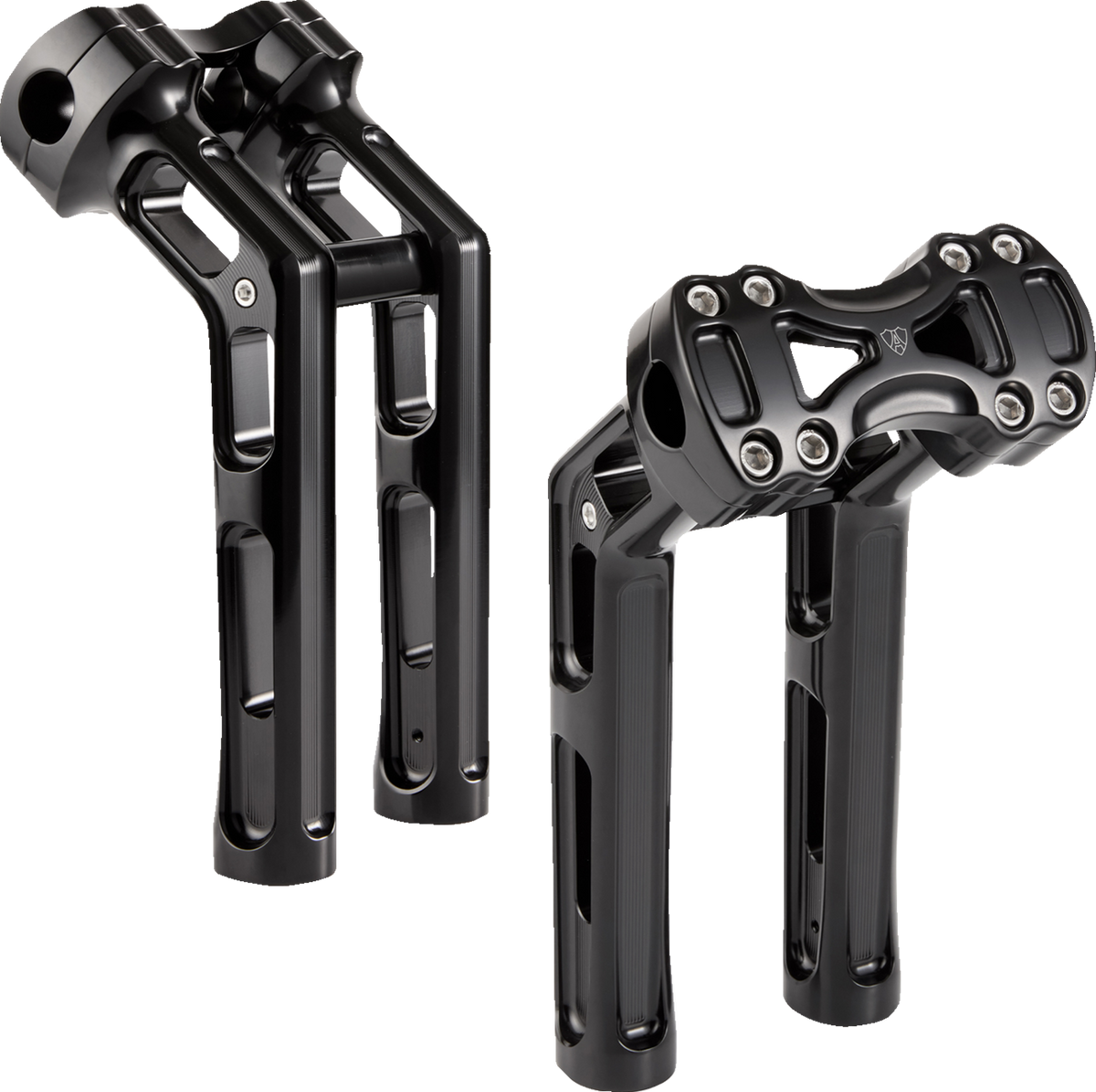 Wayback Risers - 10" - Black (520-063) by Arlen Ness