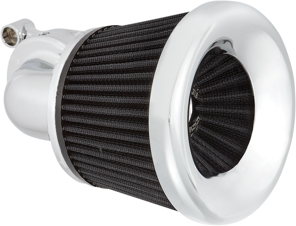 Velocity 90° Air Cleaner Kit - Chrome (600-033) by Arlen Ness