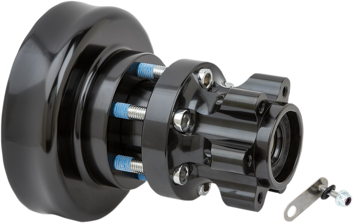 Cartridge Hub with TPMS - Rear - Black - Kit (71-752) by Arlen Ness