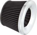 Replacement Velocity 65°/90° Air Filter - Chrome (81-209) by Arlen Ness