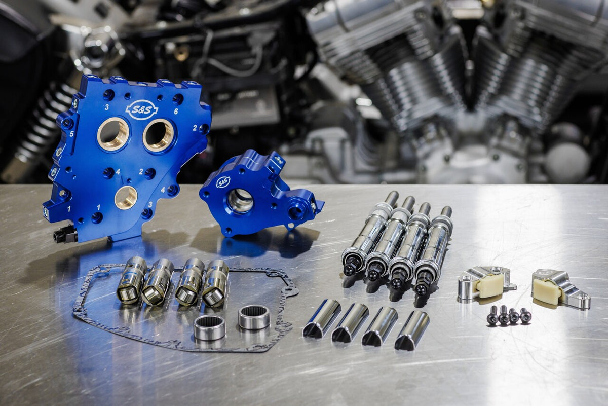 Cam Chest Kit without Cams for Chain Drive Twin Cam by S&S Cycle