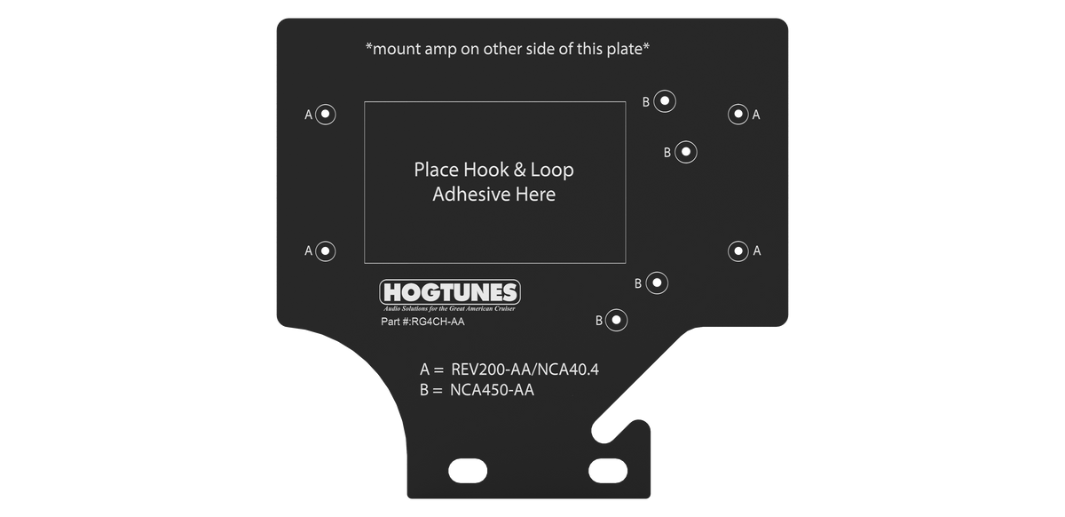 Amplifier Adapter Mount by HOGTUNES