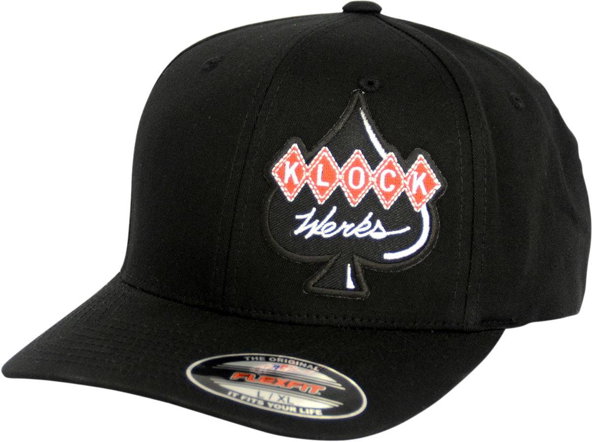 Hat - Black - Large/XL (KWA-OFFSET - L|XL) by Klock Werks