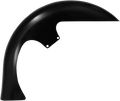 Level Front Fender Kit - For Raked Frames - Black - 26" Wheel - HD Touring/Trike (KWF-01-0250) by Klock Werks