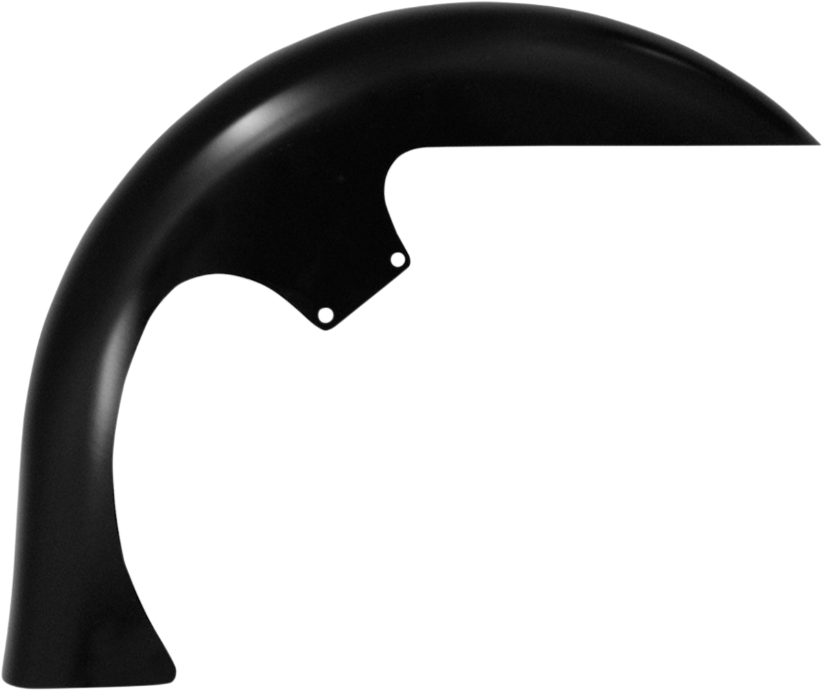 Level Front Fender Kit - For Raked Frames - Black - 26" Wheel - HD Touring/Trike (KWF-01-0250) by Klock Werks