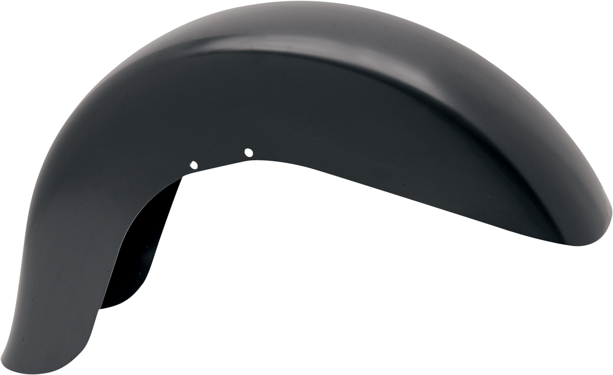 Benchmark Front Fender - Black - 16"-19" Wheel - HD Softail (KWF-02-0000) by Klock Werks