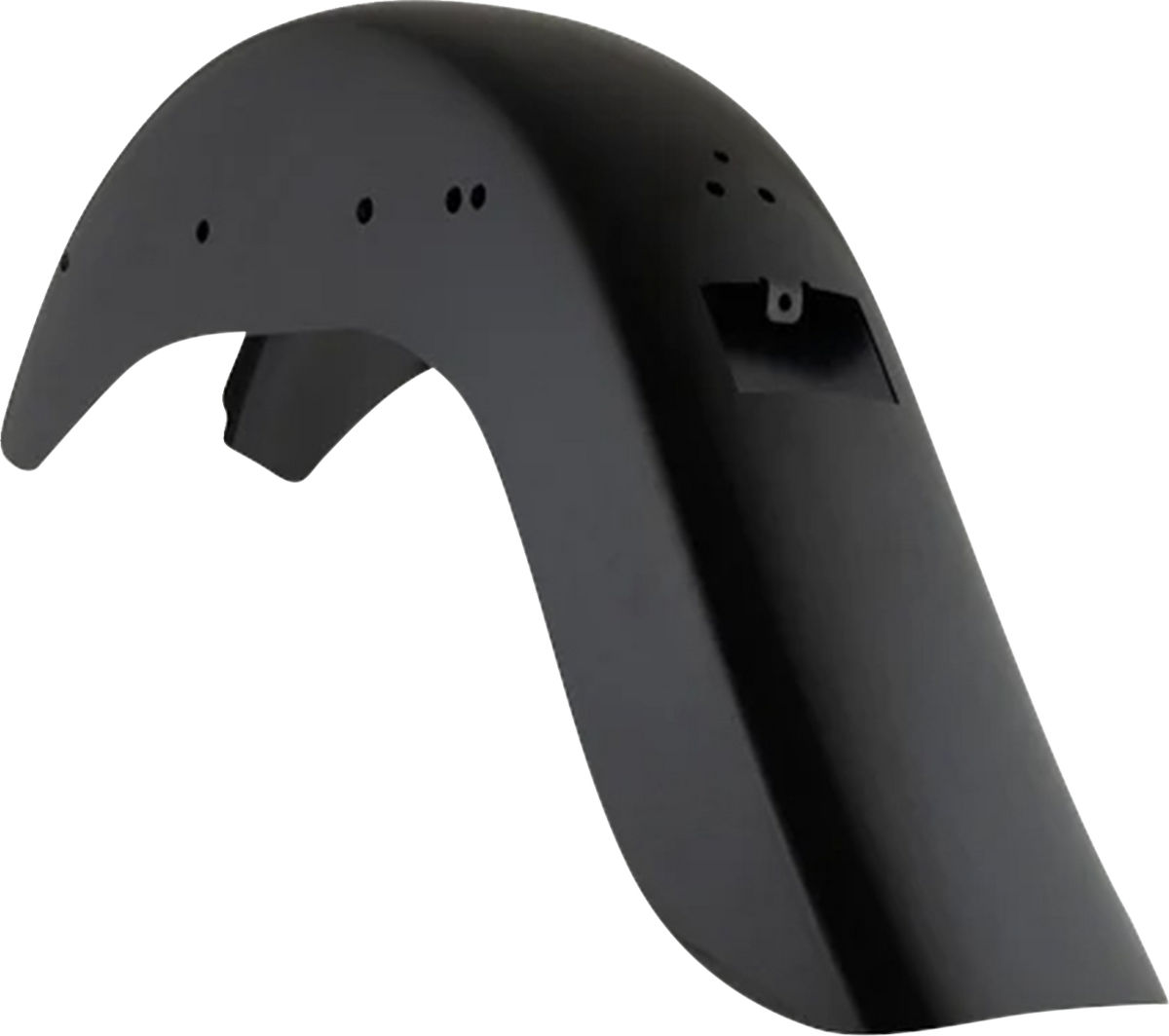 4" Stretched Rear Fender - Stock Taillight Cutout - HD Softail (KWF-02-0300) by Klock Werks