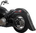 Benchmark Rear Fender - Vicla - Frenched - Black - HD Softail '18-'25 (KWF-02-0313) by Klock Werks