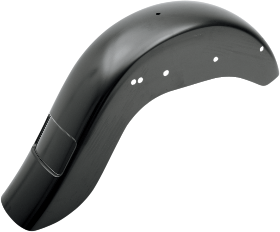 Benchmark 4" Stretched Rear Fender - Frenched - Unfinished - For Custom Application - HD (KWF-02-0400) by Klock Werks
