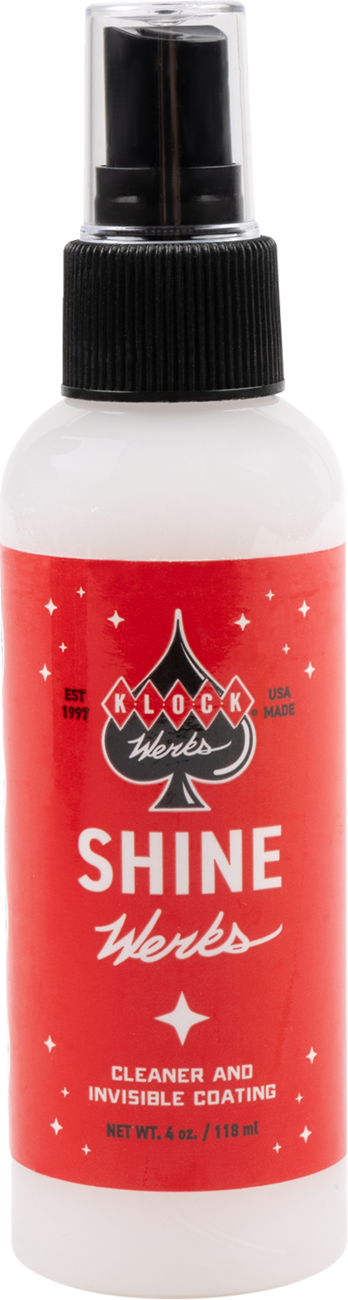 Shine Werks Cleaner - 4 US fl oz. - 12-pack (KWK-SHINE-4OZ-12) by Klock Werks
