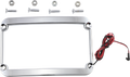 License Plate Frame - LED - Chrome (KWS-01-0088-C) by Klock Werks