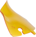 Kolor Flare® Windshield - 4" - Yellow - '14-'25 FLH/FLHT/FLHX (KWW-01-0676) by Klock Werks