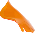 Kolor Flare® Windshield - 6-1/2" - Orange - '96-'13 FLHT/FLHX (KWW-01-0695) by Klock Werks