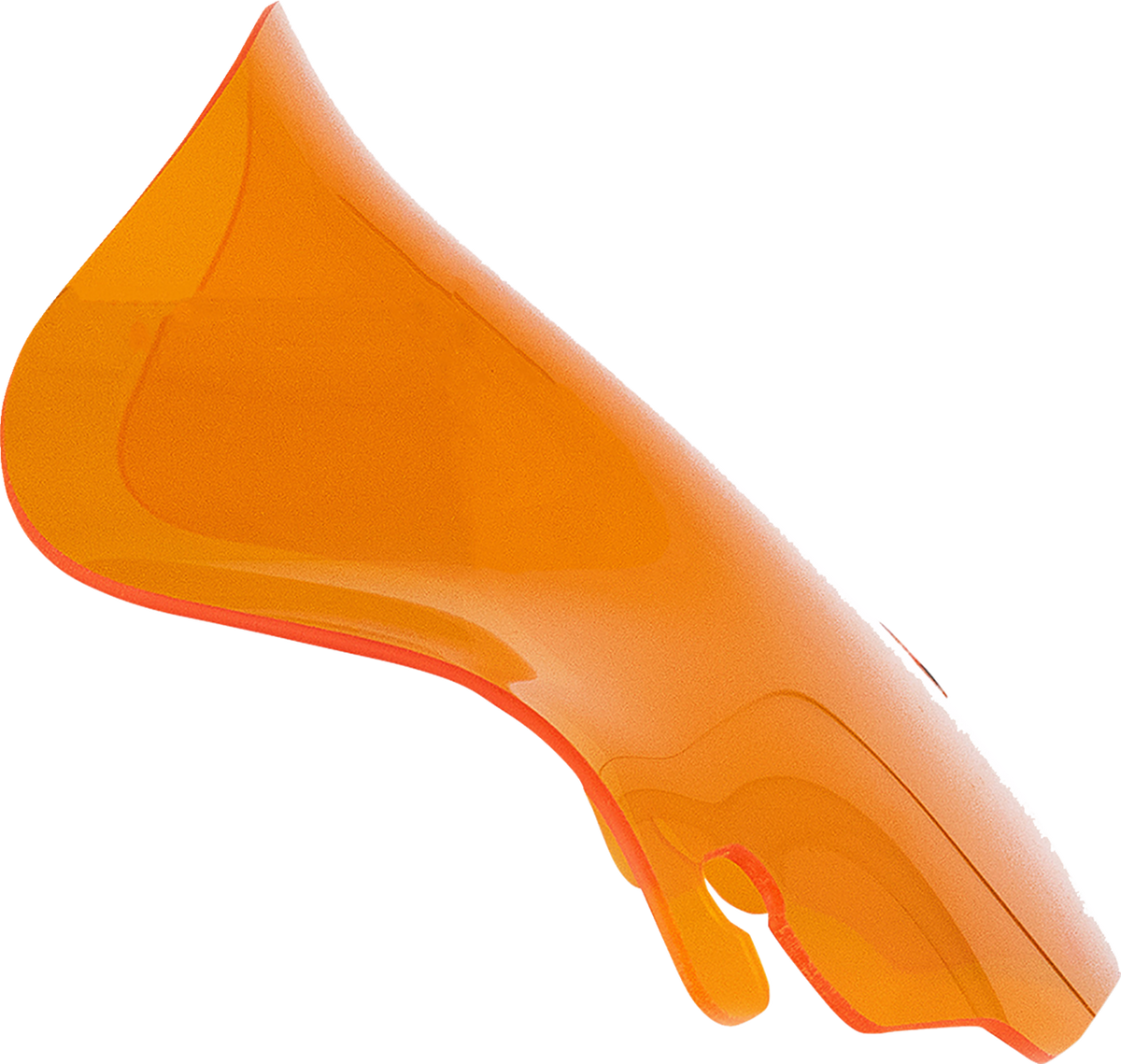 Kolor Flare® Windshield - 6-1/2" - Orange - '96-'13 FLHT/FLHX (KWW-01-0695) by Klock Werks