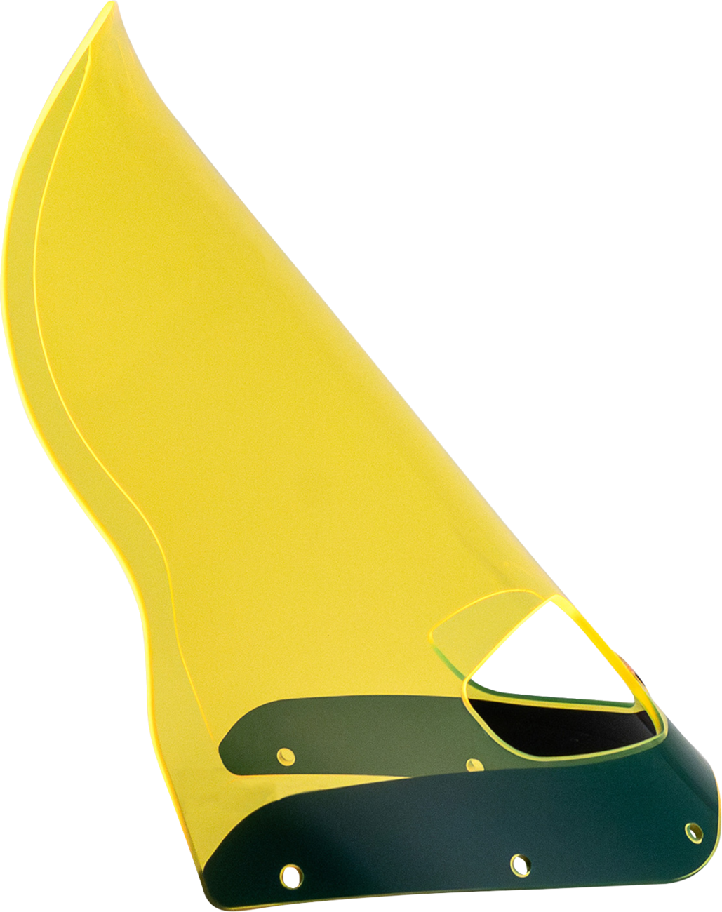 Ice Flare® Windshield - 15" - Yellow Ice - Road Warrior Fairing (KWW-06-0616) by Klock Werks
