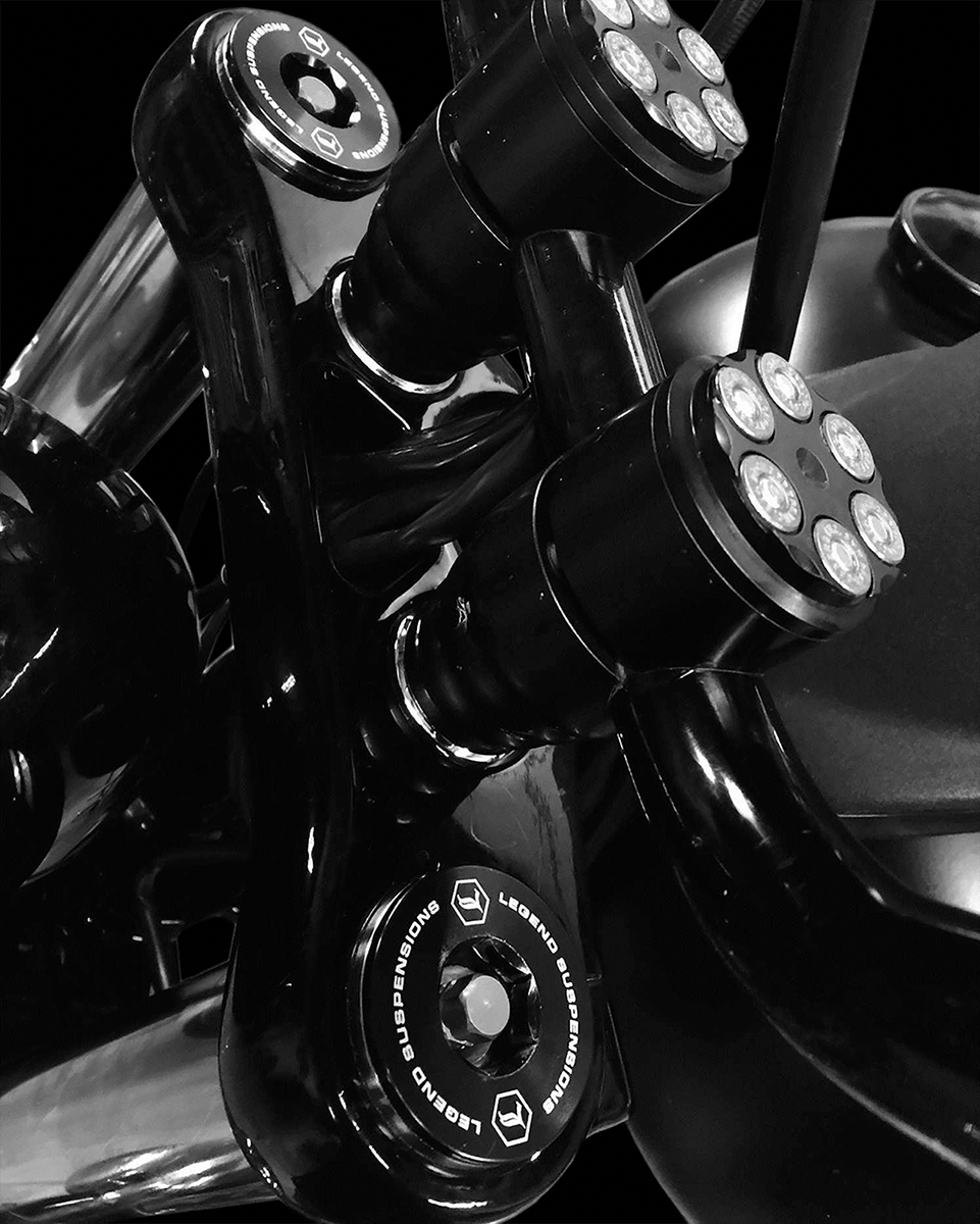 Legend Suspension Standard AXEO Front Suspension System - 49 mm - '06-'17 FXD/FXDL/FXDB/FXDC — 0414-0512