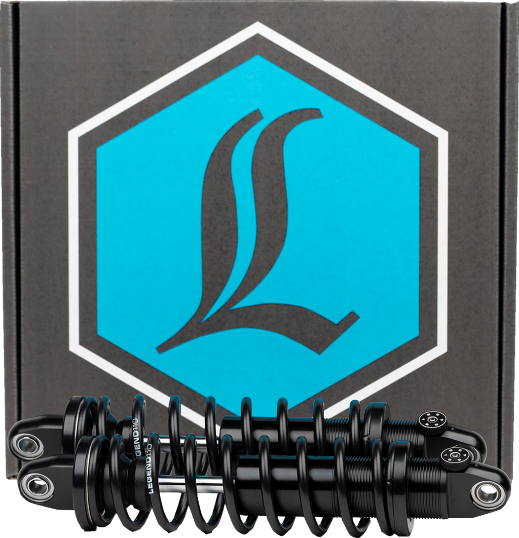Legend Suspension REVO-A Adjustable FXR Coil Suspension - 14" - Gloss Black - Heavy-Duty — 1310-1111
