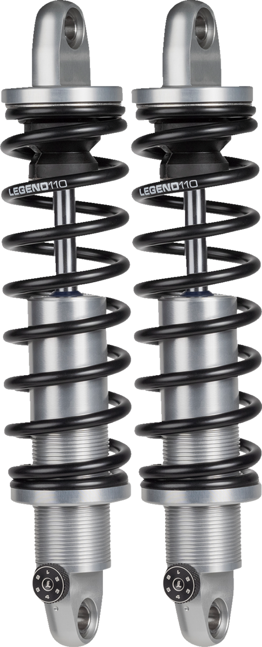 Legend Suspension REVO-A Shocks - 13" - Clear Anodized - Heavy Duty — 1310-1775