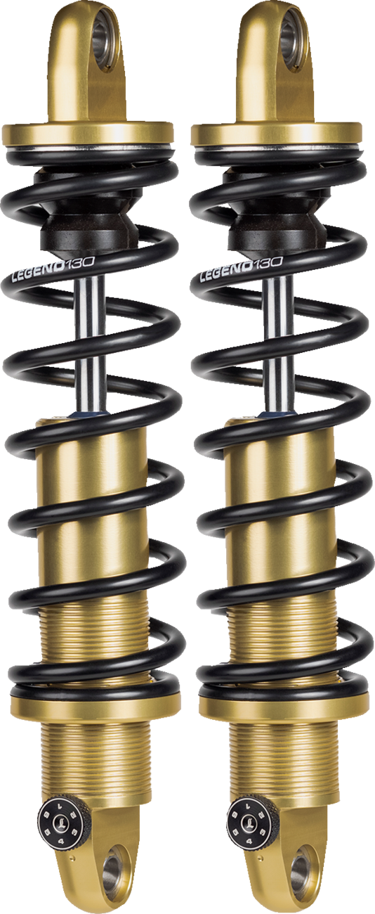 Legend Suspension REVO-A Shocks - 13" - Gold - Heavy Duty — 1310-1780