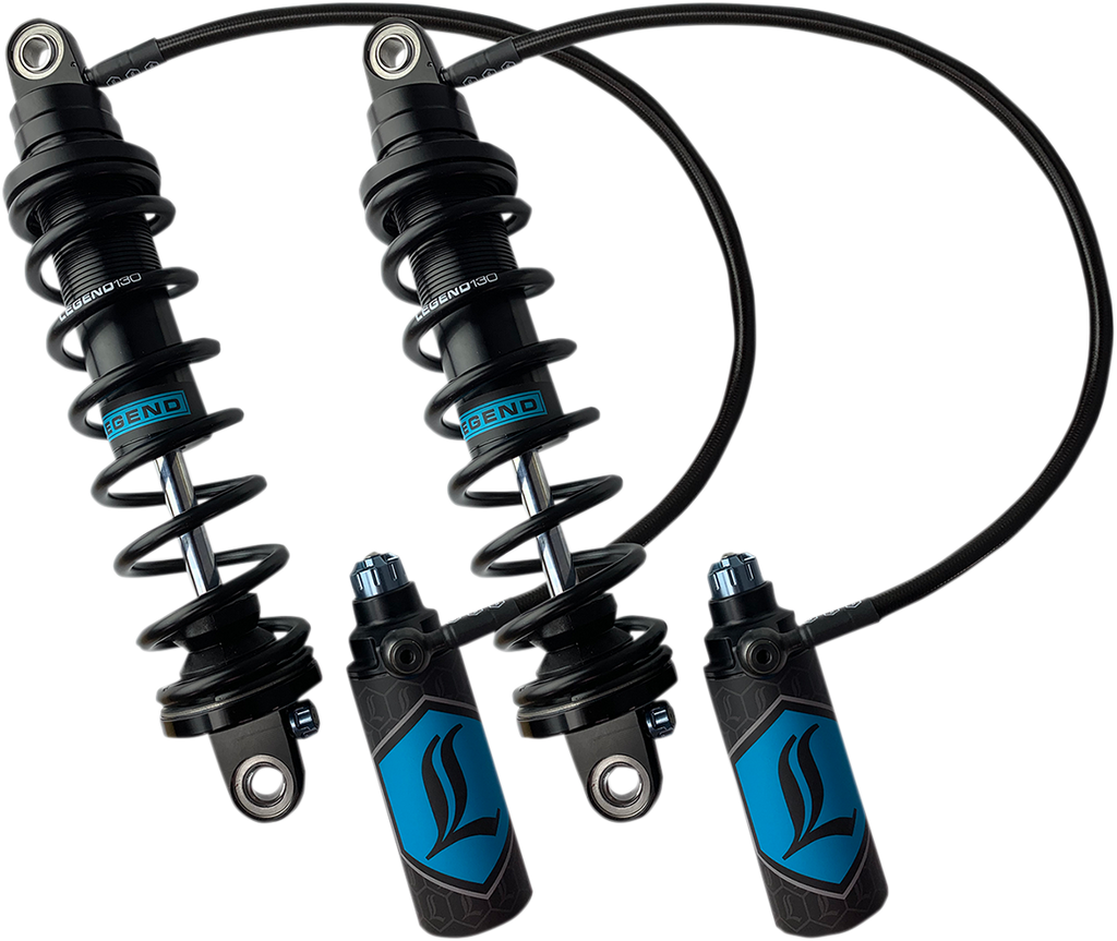 Legend Suspension REVO ARC Remote Reservoir Shocks - 14" - Standard - Black — 1310-1880
